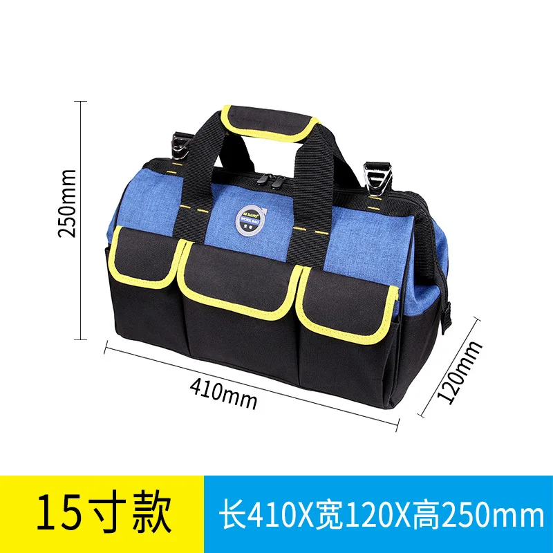 Blue Large Portable Toolkit Tools Oxford Fabric Thickened Electrician Tool Bag Storage Organizer Sac Outils Home Storage EK50GJB
Blue Large Portable Toolkit Tools Oxford Fabric Thickened Electrician Tool Bag Storage Organizer Sac Outils Home Storage EK50GJB