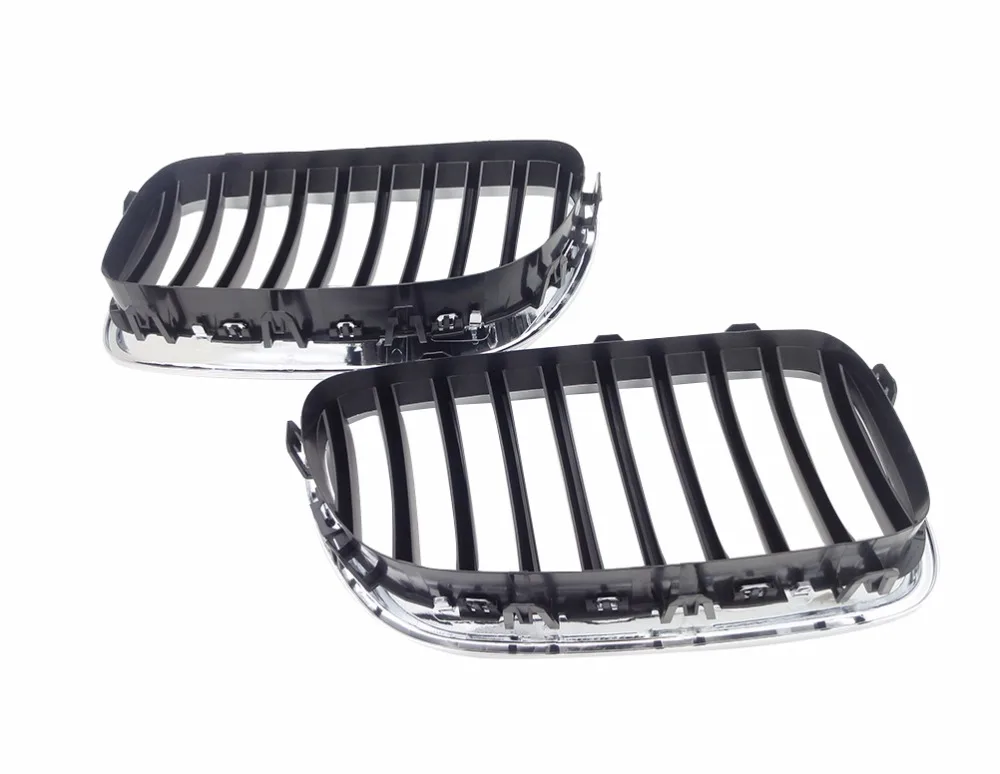 1Pair Chrome Car Kidney Grille Front Hood Grille Grill LH RH For BMW 5series F10 F18 2014-2015
1Pair Chrome Car Kidney Grille Front Hood Grille Grill LH RH For BMW 5series F10 F18 2014-2015