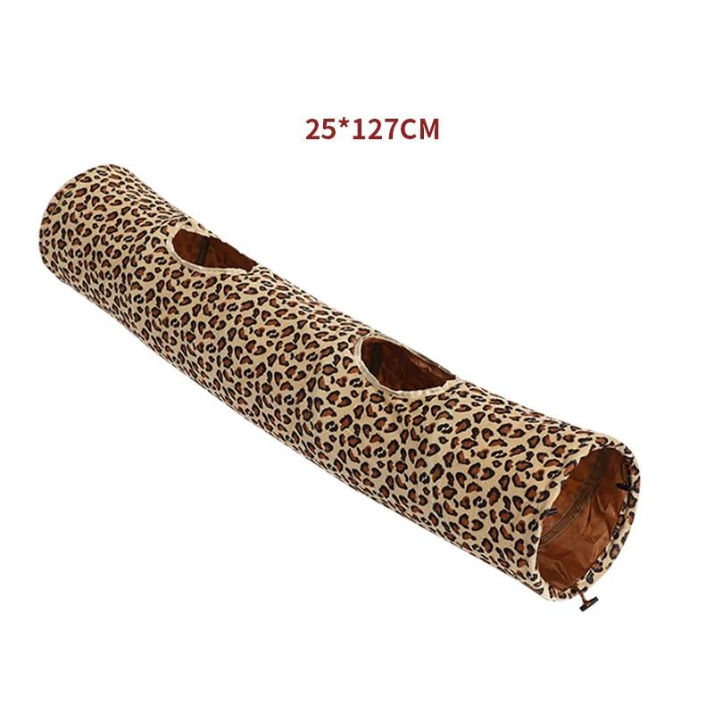 Collapsible Cat Tunnel Toys Portable Leopard Pet Supplies with Plush Ball for Cat Rabbit Small Pets
Collapsible Cat Tunnel Toys Portable Leopard Pet Supplies with Plush Ball for Cat Rabbit Small Pets