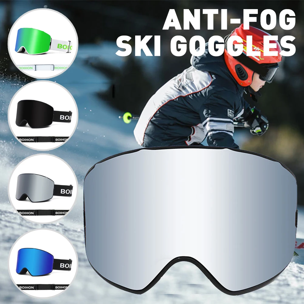 Ski Goggles Quick-Change Lens OTG Protection Anti-fog Snowboard Goggles for Men Women Anti-Fog Winter Snow Adjustable Band
Ski Goggles Quick-Change Lens OTG Protection Anti-fog Snowboard Goggles for Men Women Anti-Fog Winter Snow Adjustable Band