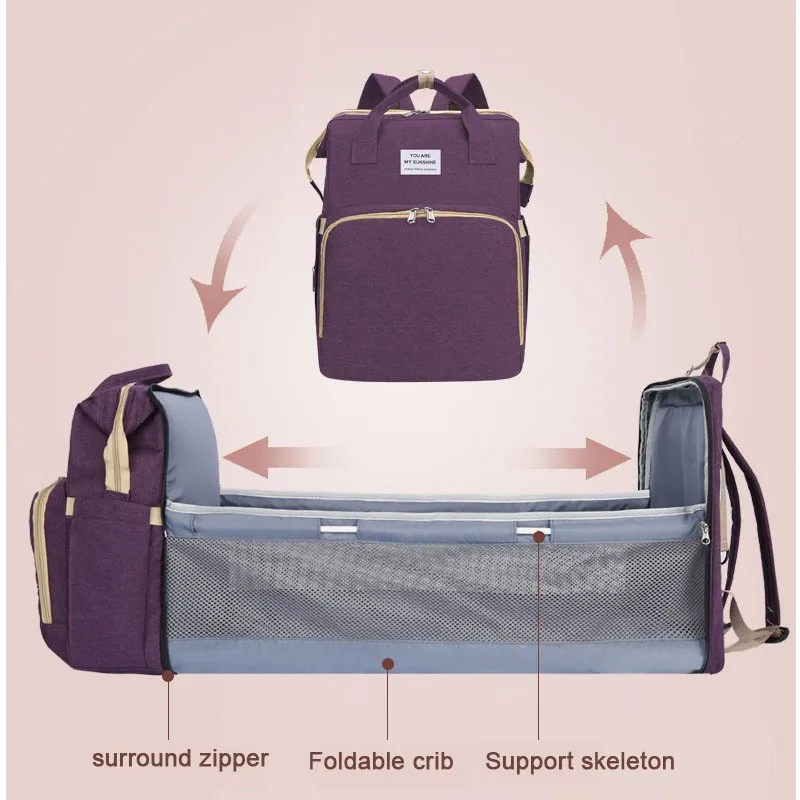 Mommy Backpack Multifunction Portable Large Capacity Diaper Bag Changing Maternity Bag Foldable Travel Bed For Mom Baby Outdoor
Mommy Backpack Multifunction Portable Large Capacity Diaper Bag Changing Maternity Bag Foldable Travel Bed For Mom Baby Outdoor