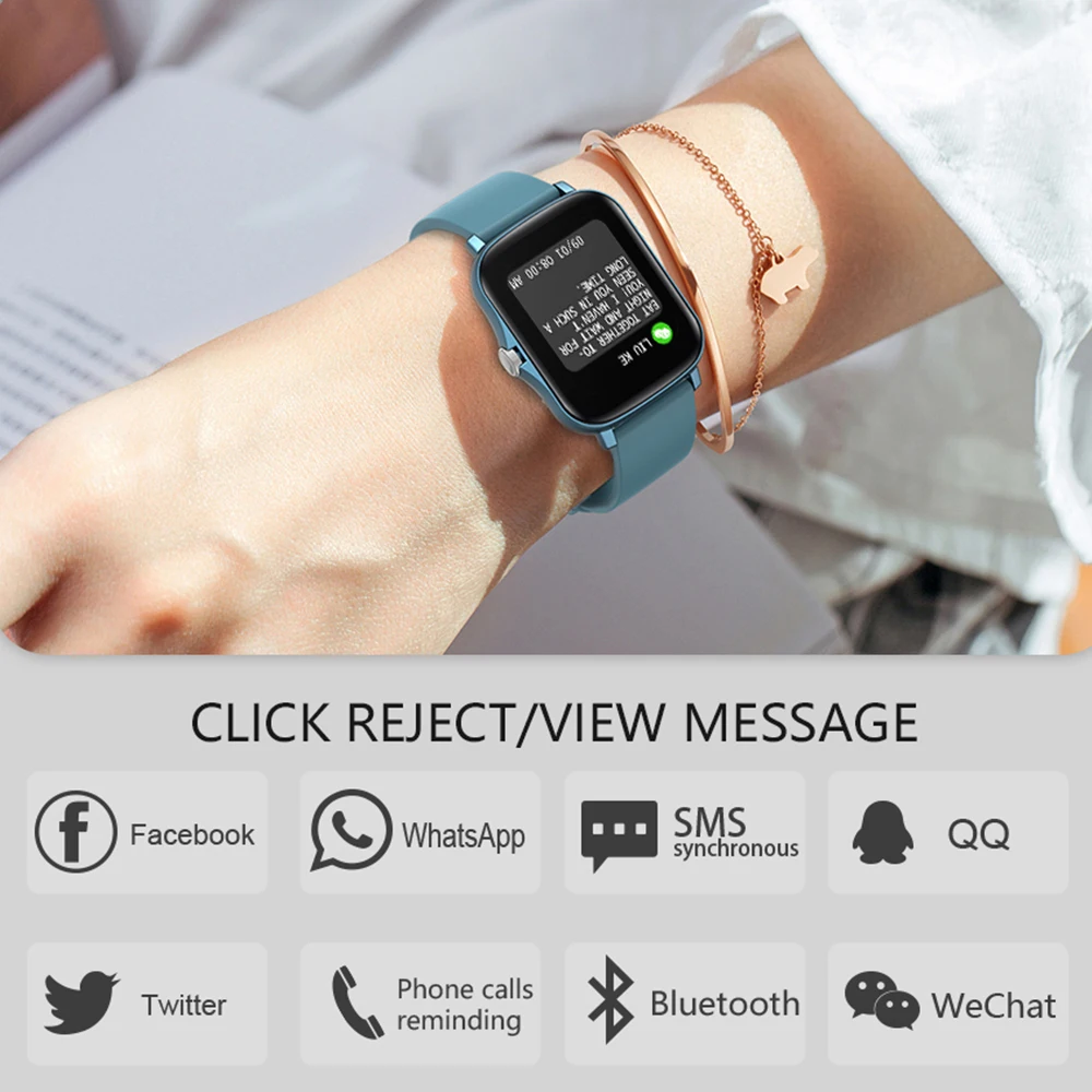 1Pcs Y20 Sport Smart Watch Men Women IP68 custom dial Heart Rate Fitness Tracker Smartwatch wristwatch GTS 2 P8 plus 
1Pcs Y20 Sport Smart Watch Men Women IP68 custom dial Heart Rate Fitness Tracker Smartwatch wristwatch GTS 2 P8 plus