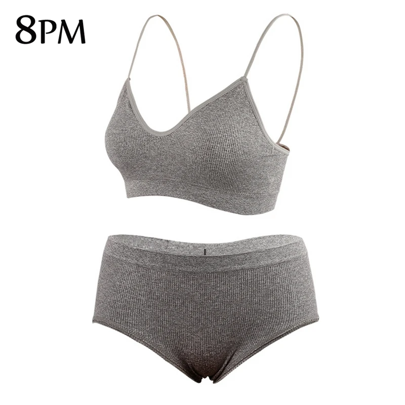 Women Sports Bra Set Panties New Summer Soft Cotton Underwear Seamless Padded Tops Active Bra Female Lingerie Set ouc740
Women Sports Bra Set Panties New Summer Soft Cotton Underwear Seamless Padded Tops Active Bra Female Lingerie Set ouc740
