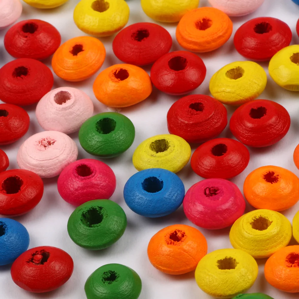 12x6mm Color Mix Natural Wood Beads Wooden 12x6mm Round Spacer Loose Beads For Jewelry Making DIY Jewelry Accessories 100pcs
12x6mm Color Mix Natural Wood Beads Wooden 12x6mm Round Spacer Loose Beads For Jewelry Making DIY Jewelry Accessories 100pcs