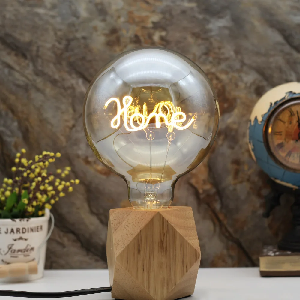 TIANFAN Led Bulb Vintage Light Bulb G125 Big Globe Alphabet Home Led 4W Dimmable Table Lamp Bulb Decorative Light Bulb 110V 220V
TIANFAN Led Bulb Vintage Light Bulb G125 Big Globe Alphabet Home Led 4W Dimmable Table Lamp Bulb Decorative Light Bulb 110V 220V