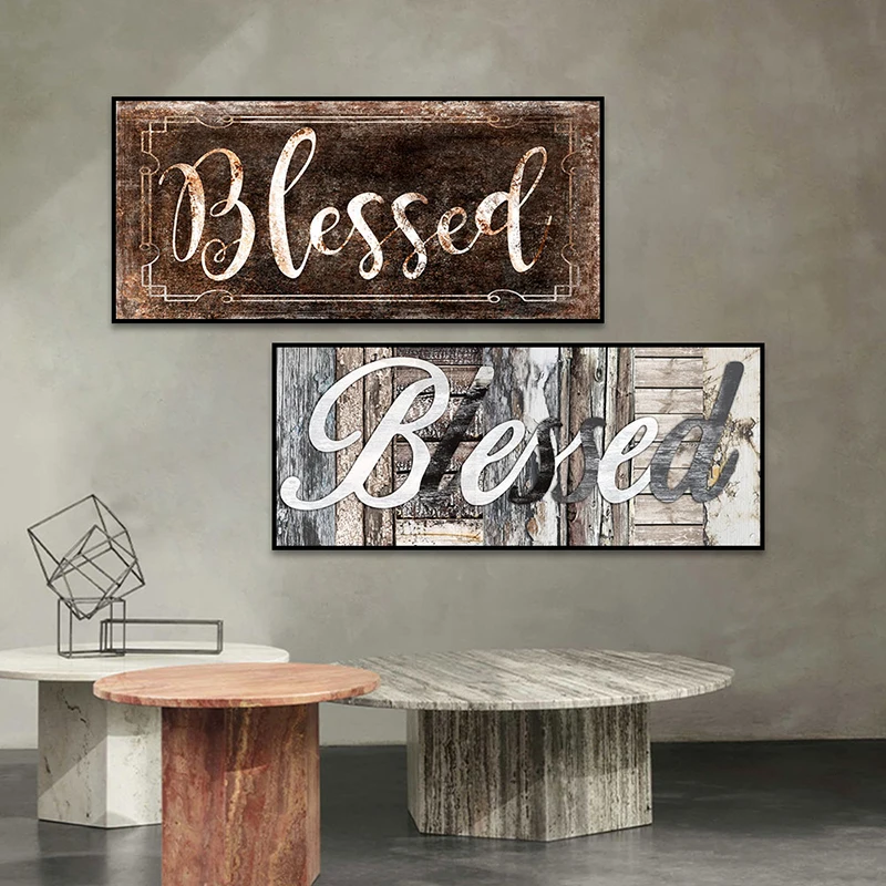 Abstract Blessed Letters Painting on Canvas Modern Wall Art Posters and Prints Decorative Pictures for Living Room Home Decor
Abstract Blessed Letters Painting on Canvas Modern Wall Art Posters and Prints Decorative Pictures for Living Room Home Decor