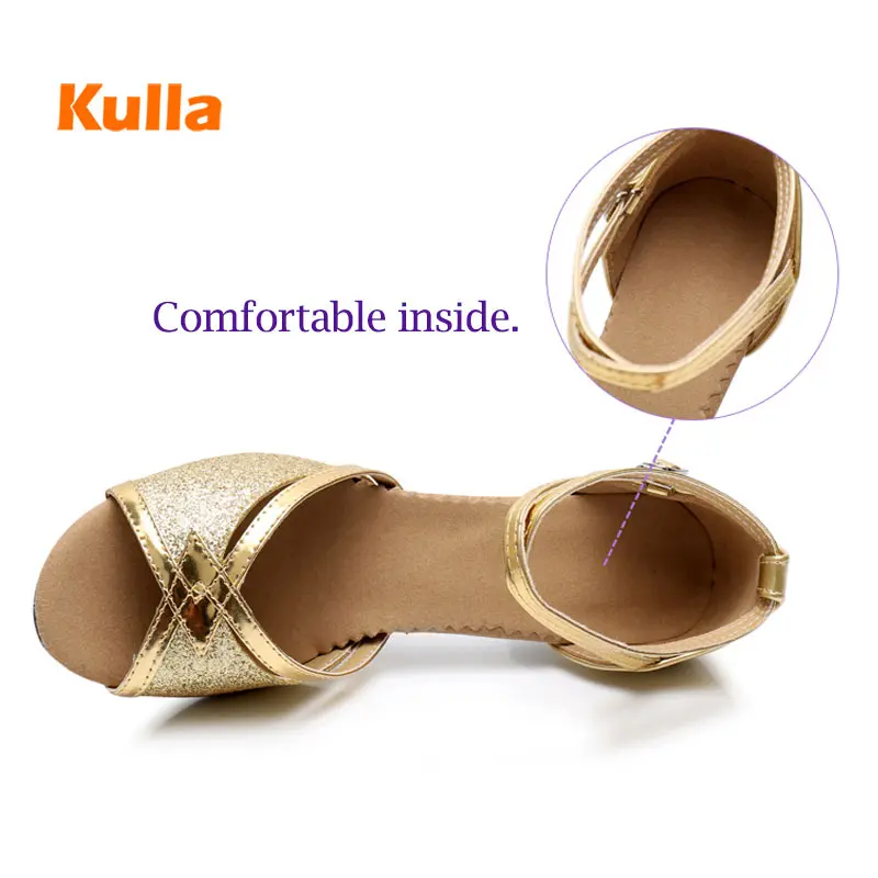 Women Salsa Dance Shoes Latin Female Dancing Shoes Glitter Cloth Soft Rubber Sole 5cm Ladies Party Tango Ballroom Woman's Heels
Women Salsa Dance Shoes Latin Female Dancing Shoes Glitter Cloth Soft Rubber Sole 5cm Ladies Party Tango Ballroom Woman's Heels