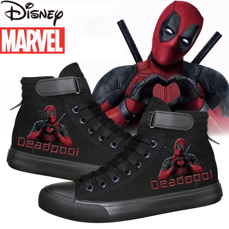 Светящиеся парусиновые ботинки Marvel Дэдпул 2 для мужчин и женщин, парусиновая повседневная обувь для пар, подарок, весна-лето 
Светящиеся парусиновые ботинки Marvel Дэдпул 2 для мужчин и женщин, парусиновая повседневная обувь для пар, подарок, весна-лето