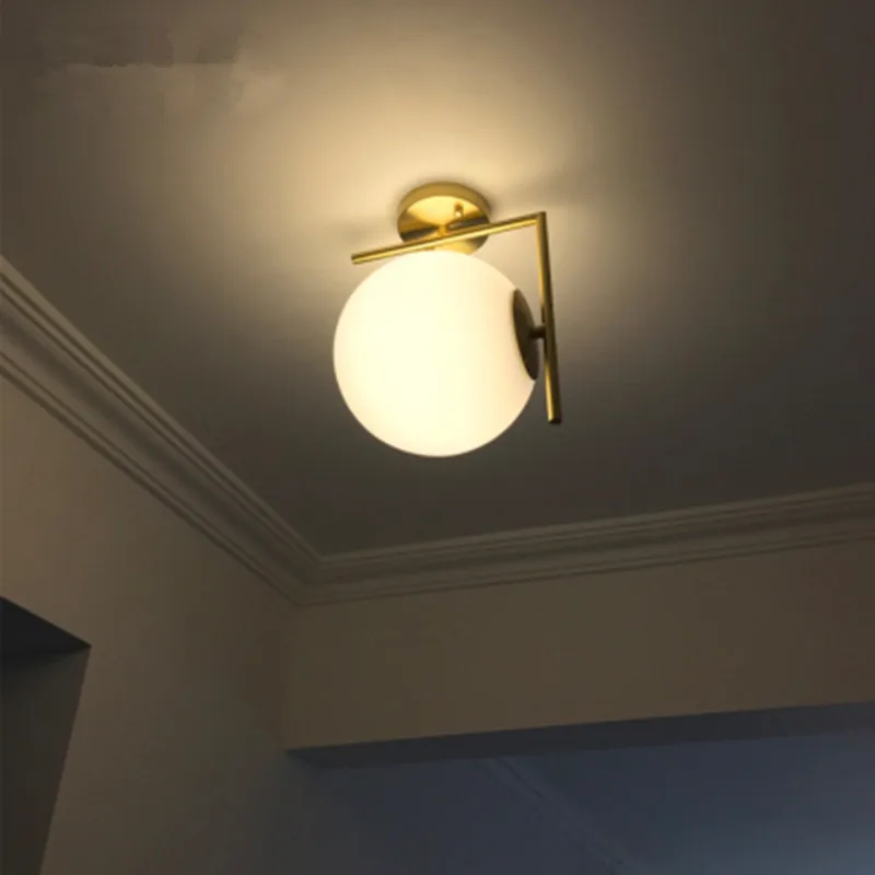 Modern Glass Ball Wall Lamp Sconce Led Bedroom Wall Light Fixture for Home Decor Nordic Foyer Living Room Corridor Luminaire E27
Modern Glass Ball Wall Lamp Sconce Led Bedroom Wall Light Fixture for Home Decor Nordic Foyer Living Room Corridor Luminaire E27