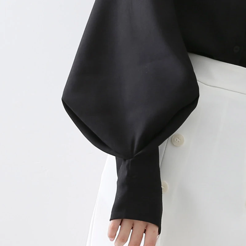 Big Lantern Sleeve Blouse Women Autumn Winter Single Breasted Stand Collar Shirts Office Work Blouse Solid Vintage Blouse Shirts
Big Lantern Sleeve Blouse Women Autumn Winter Single Breasted Stand Collar Shirts Office Work Blouse Solid Vintage Blouse Shirts