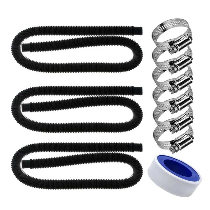 Replacement Hose For Above Ground And Inground Pool,Pool Water Pipe With Clamp,1.25 Inch Diameter 59 Inch Long
Replacement Hose For Above Ground And Inground Pool,Pool Water Pipe With Clamp,1.25 Inch Diameter 59 Inch Long