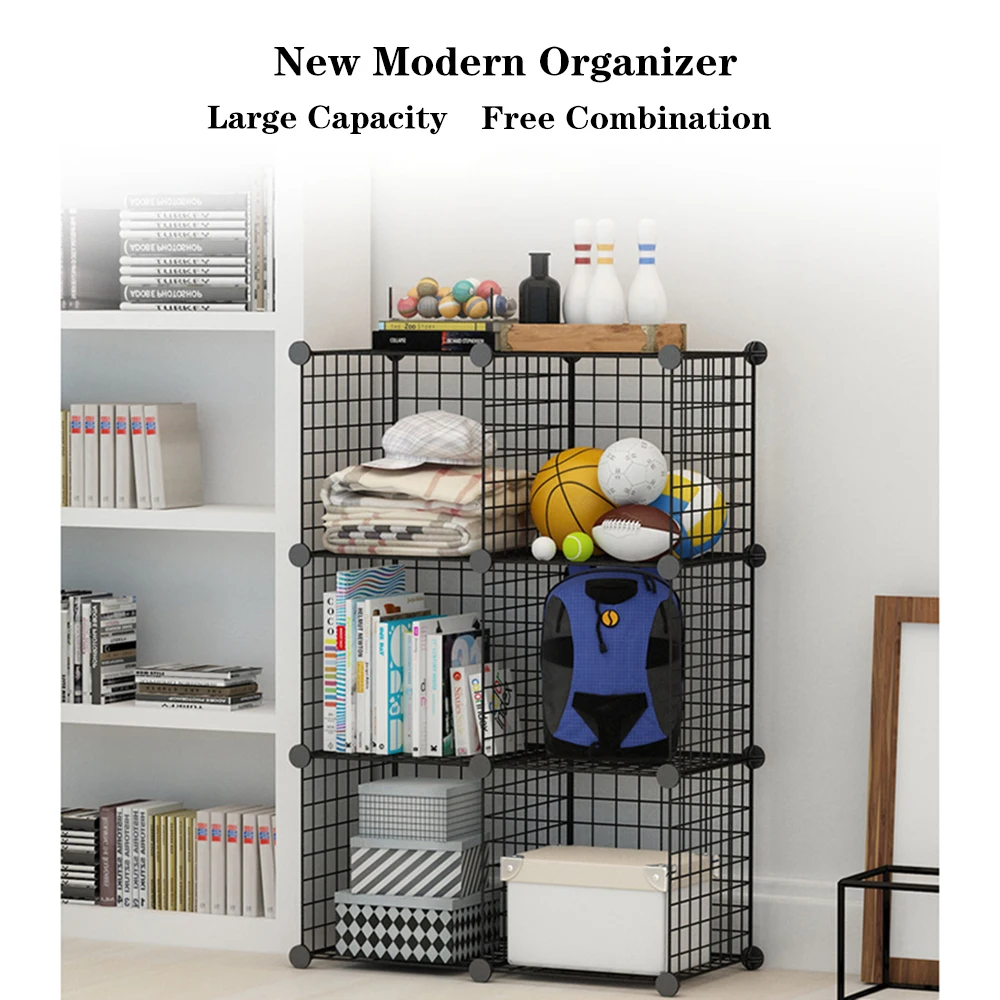 New Storage Rack Organizer Bookrack Steel Wire Mesh Storage Rack Modern Storage Holders Racks Home Room Furniture
New Storage Rack Organizer Bookrack Steel Wire Mesh Storage Rack Modern Storage Holders Racks Home Room Furniture