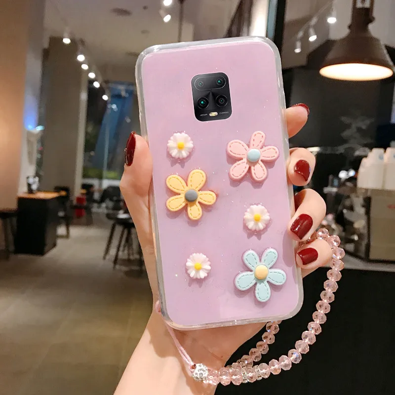 3D Flowers Clear Glitter Case With WristStrap Chain For Redmi Note 9S 9 9A 9C 8 8T Pro MAX Soft Cover For Xiaomi Mi Poco X3 nfc
3D Flowers Clear Glitter Case With WristStrap Chain For Redmi Note 9S 9 9A 9C 8 8T Pro MAX Soft Cover For Xiaomi Mi Poco X3 nfc
