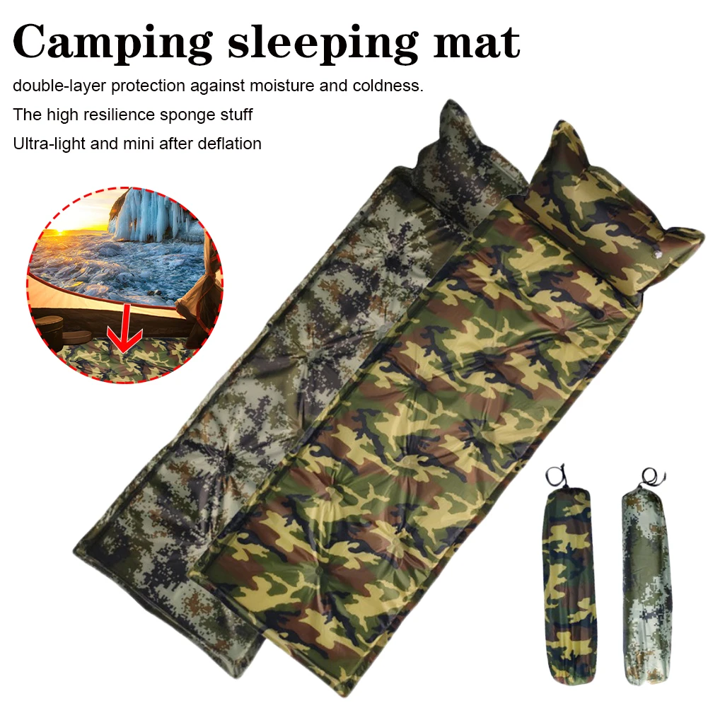 Inflatable Mattress Portable Sleeping Mat Lightweight Camping Sleeping Mattress With Pillow Air Cushion Sleeping Bag Camping Mat
Inflatable Mattress Portable Sleeping Mat Lightweight Camping Sleeping Mattress With Pillow Air Cushion Sleeping Bag Camping Mat