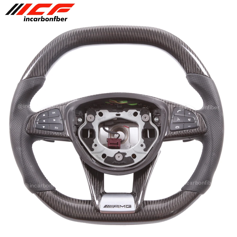Carbon Fiber Steering Wheel for Mercedes Benz W205 S205 S213 W213 X156 C117 X117 W218 X218
Carbon Fiber Steering Wheel for Mercedes Benz W205 S205 S213 W213 X156 C117 X117 W218 X218