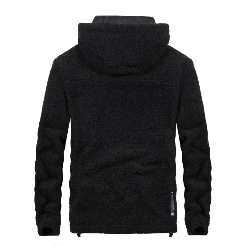 Jacket Men's Coat Casual Lapel Lamb Fleece Fuzzy Faux Shearling Zipper Warm Winter Hooded Outwear Jackets
Jacket Men's Coat Casual Lapel Lamb Fleece Fuzzy Faux Shearling Zipper Warm Winter Hooded Outwear Jackets