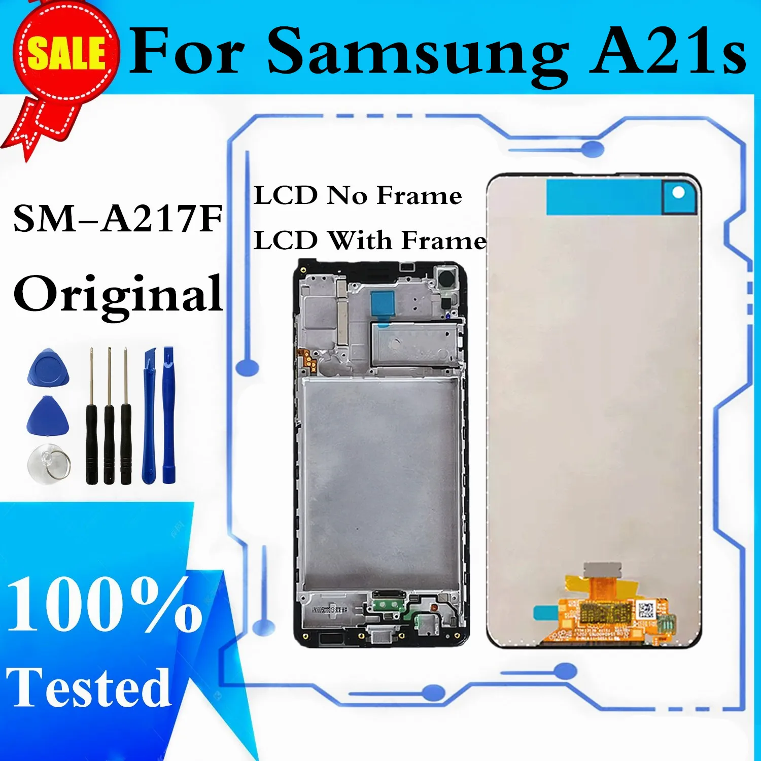 Оригинальный ЖК-дисплей для Samsung Galaxy A21s A217, ЖК-дисплей с сенсорным экраном и дигитайзером в сборе для Samsung A21s A217, дисплей
Оригинальный ЖК-дисплей для Samsung Galaxy A21s A217, ЖК-дисплей с сенсорным экраном и дигитайзером в сборе для Samsung A21s A217, дисплей