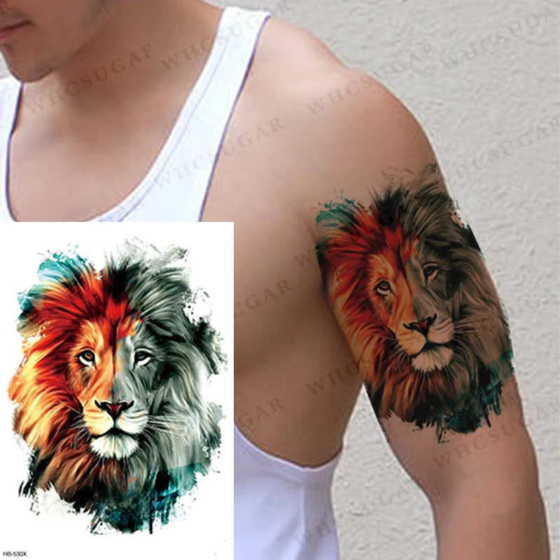 Водостойкая временная татуировка для мужчин, лес, Лев, тигр, медведь, наклейка для женщин, леопард, волк, боди-арт, искусственная татуировка н... 
Водостойкая временная татуировка для мужчин, лес, Лев, тигр, медведь, наклейка для женщин, леопард, волк, боди-арт, искусственная татуировка н...