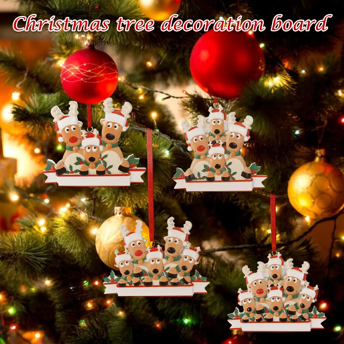 Christmas Tree Hanging Ornament Elk Deer Family Christmas DIY Resin Craftsman Hanging Pendant Xmas Decorating Set Creative Gift
Christmas Tree Hanging Ornament Elk Deer Family Christmas DIY Resin Craftsman Hanging Pendant Xmas Decorating Set Creative Gift
