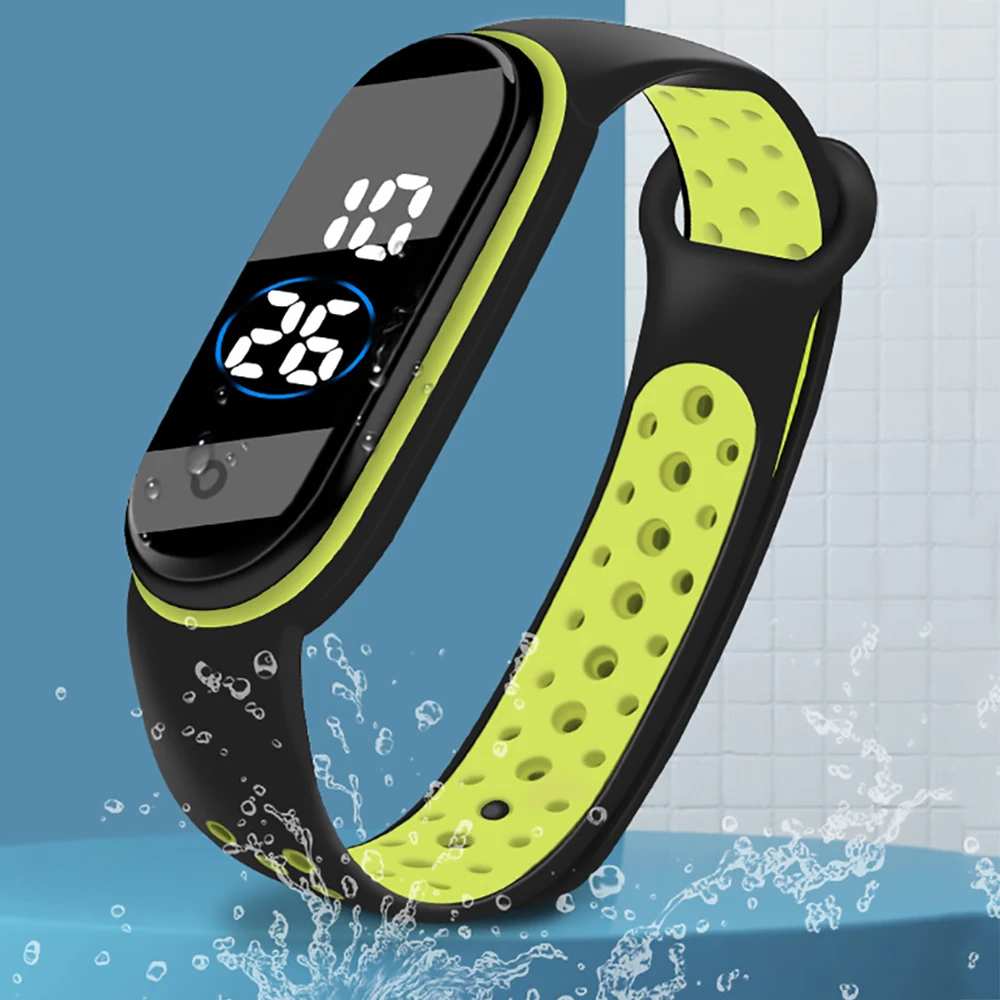 LED Digital Kid Watch Children Wristwatch 2021 Fashion Colorful Silicone Bracelet Sport Waterproof Clock Boys Girls Watches Gift
LED Digital Kid Watch Children Wristwatch 2021 Fashion Colorful Silicone Bracelet Sport Waterproof Clock Boys Girls Watches Gift