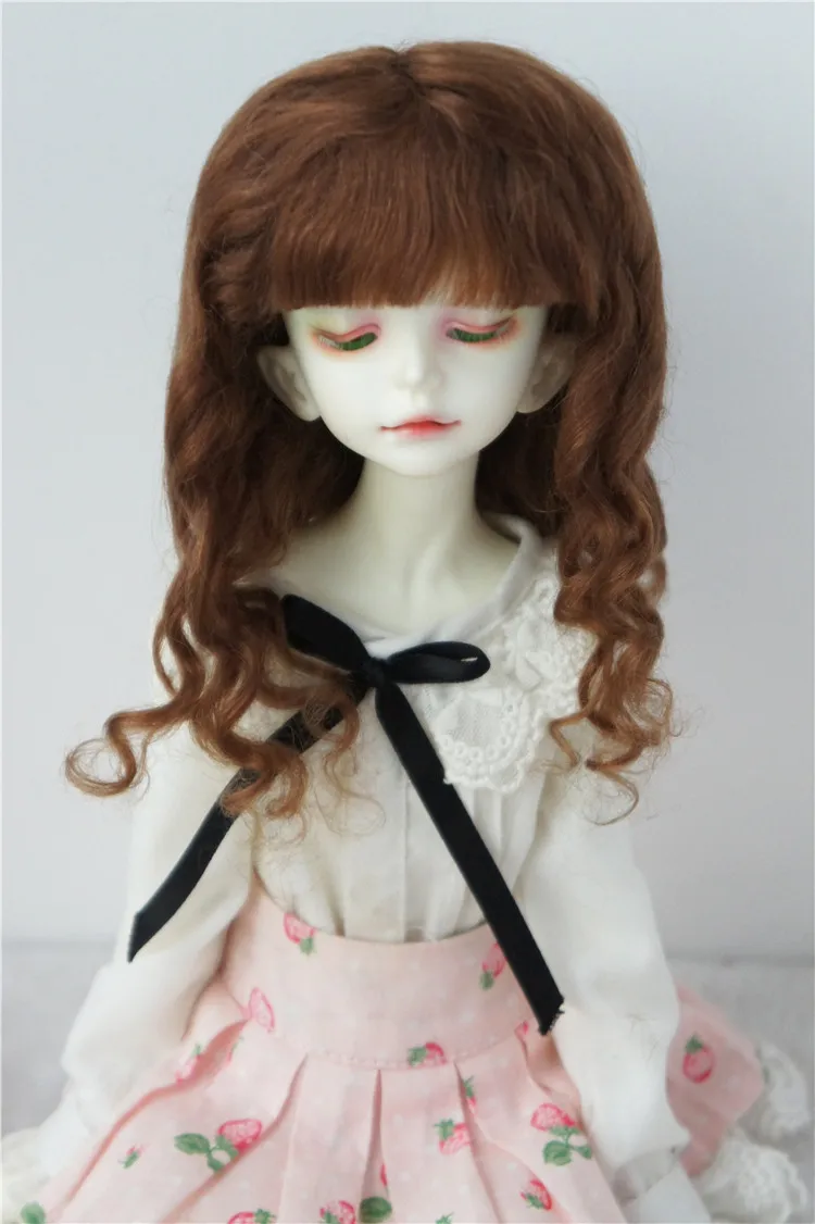 

Jusuns JD162 7-8inch 18-20CM 1/4 Fashion Romantic Sauvage Long Soft wave mohair BJD wigs MSD doll accessories