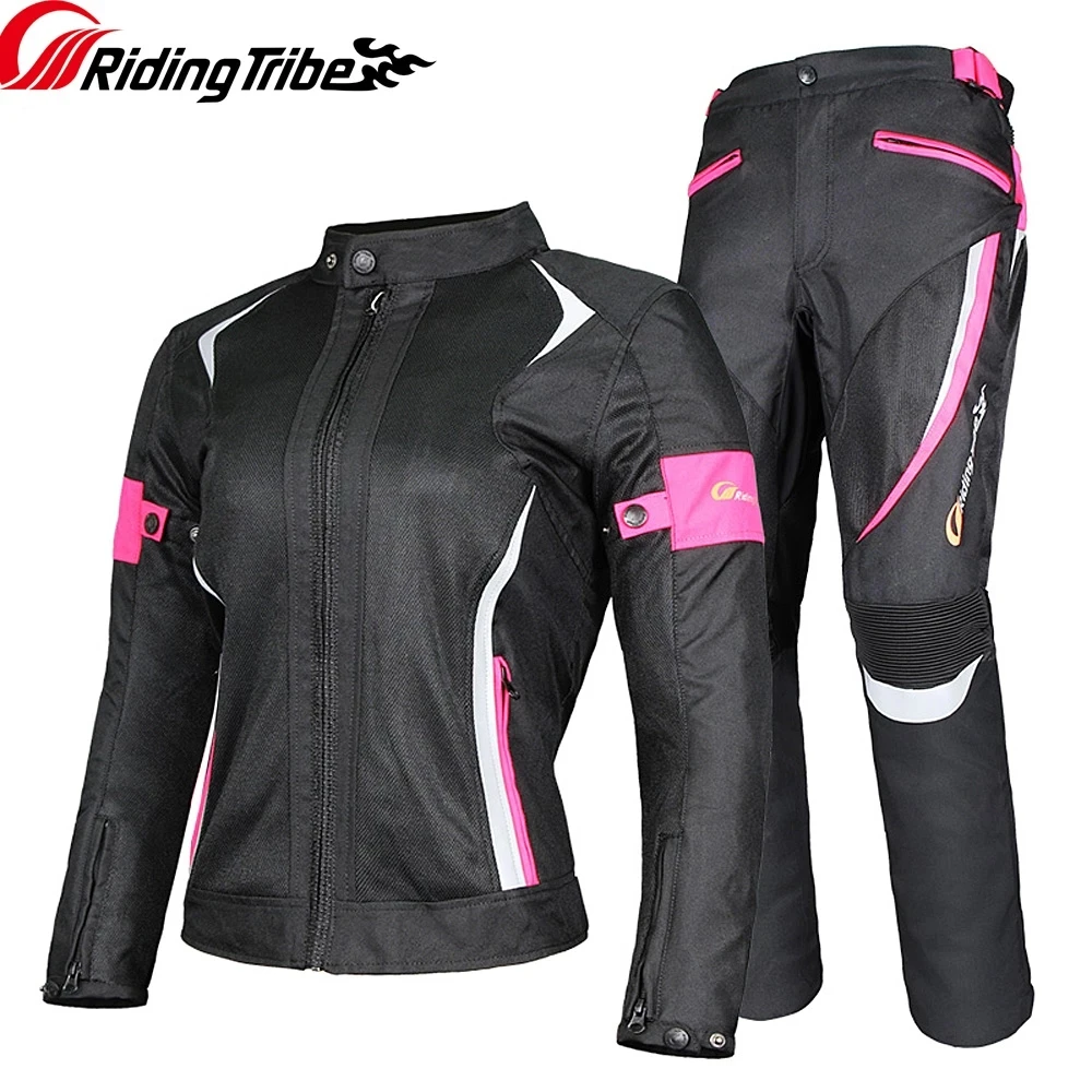 Women Motorcycle Jacket Pants Sets Lady Riding Motorbike Protective Coat Trousers Reflective Anti-collision Cycling Clothes Suit
Women Motorcycle Jacket Pants Sets Lady Riding Motorbike Protective Coat Trousers Reflective Anti-collision Cycling Clothes Suit