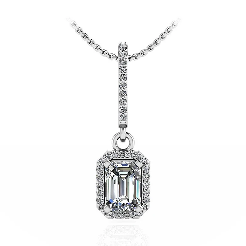 Huitan Luxury Women Necklace with Rectangular Pendant Accessories Fashion Versatile Female Necklace Jewelry Newly
Huitan Luxury Women Necklace with Rectangular Pendant Accessories Fashion Versatile Female Necklace Jewelry Newly