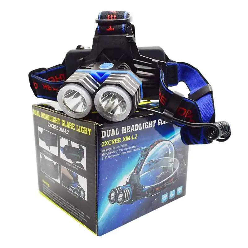 Powerful 4000 Lumens T6 Headlamp Rechargeable Ultra Bright Forehead LED Headlight Waterproof 3 Modes Camping Frontal Torch Light 
Powerful 4000 Lumens T6 Headlamp Rechargeable Ultra Bright Forehead LED Headlight Waterproof 3 Modes Camping Frontal Torch Light