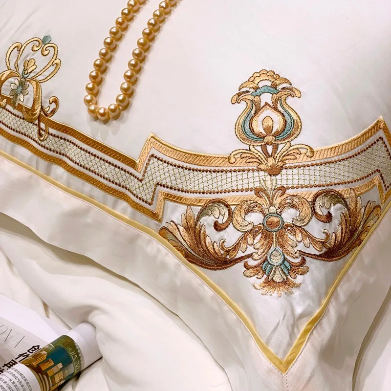 Luxury Chic Embroidery Duvet Cover set Premium Egyptian Cotton Bedding Set 4/7Pcs Duvet Cover Bed Sheet Pillowcases Queen King
Luxury Chic Embroidery Duvet Cover set Premium Egyptian Cotton Bedding Set 4/7Pcs Duvet Cover Bed Sheet Pillowcases Queen King