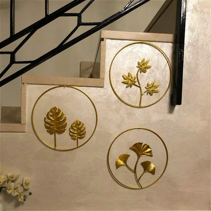 Luxury Ginkgo Leaf Wall Decoration Ornament Nordic Metal Gold Palm Maple Leaf Hanging Crafts Living Room Background Home Decor
Luxury Ginkgo Leaf Wall Decoration Ornament Nordic Metal Gold Palm Maple Leaf Hanging Crafts Living Room Background Home Decor