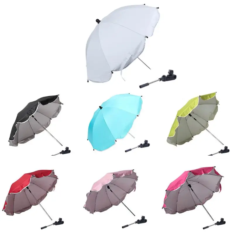 P15C 1 Set Baby Carriage Parasol Child Stroller Umbrella Silver Plastic UV Sun Protection Universal Portable Umbrella
P15C 1 Set Baby Carriage Parasol Child Stroller Umbrella Silver Plastic UV Sun Protection Universal Portable Umbrella