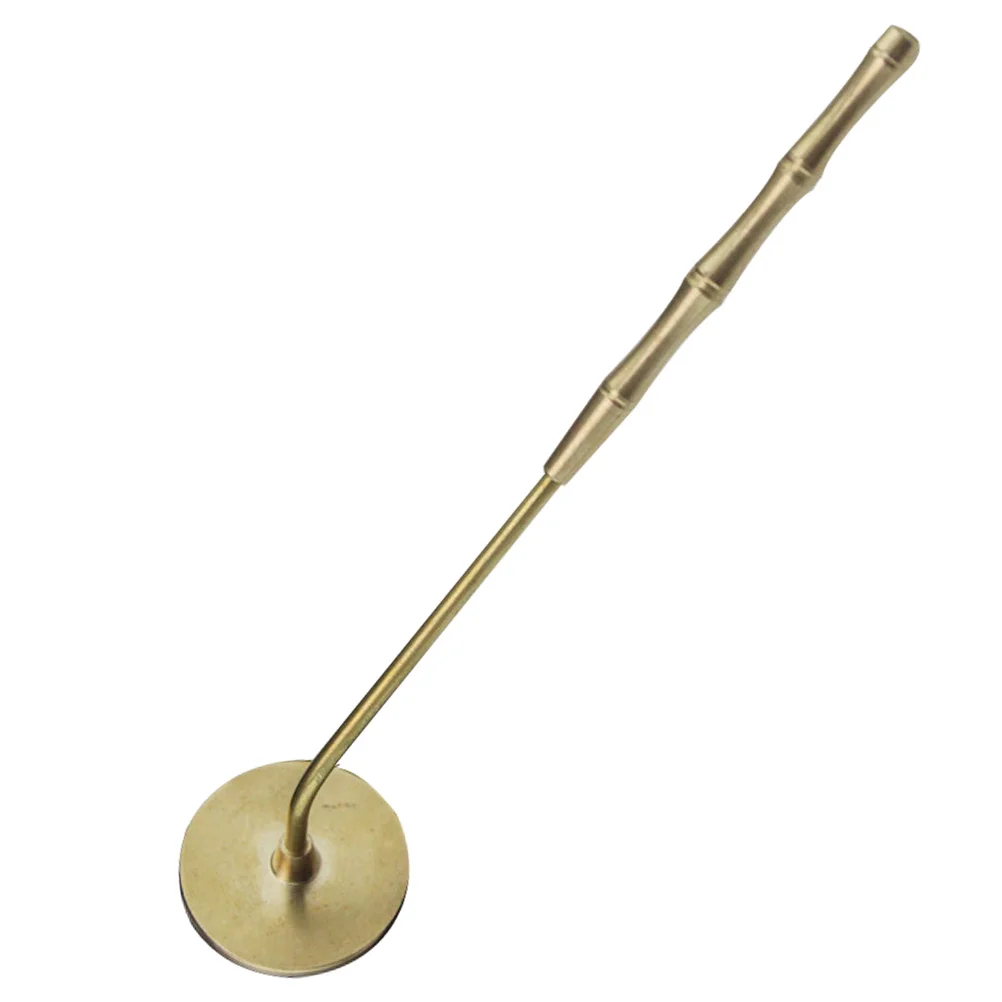 Long Handle Incense Press Brass Press Incense Burner Accessory for Tea House 
Long Handle Incense Press Brass Press Incense Burner Accessory for Tea House