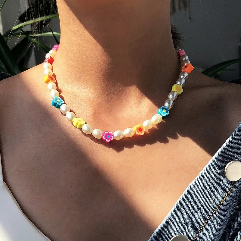 Aesthetic Pearl Flower Choker Necklace Jewelry For Women Sweet Cute Girls Gift Trendy 2021 Pearl Statement Necklace
Aesthetic Pearl Flower Choker Necklace Jewelry For Women Sweet Cute Girls Gift Trendy 2021 Pearl Statement Necklace