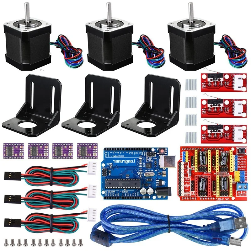 Набор контроллеров для 3D принтера с ЧПУ Arduino IDE GRBL плата RAMPS 1 4 Механический
