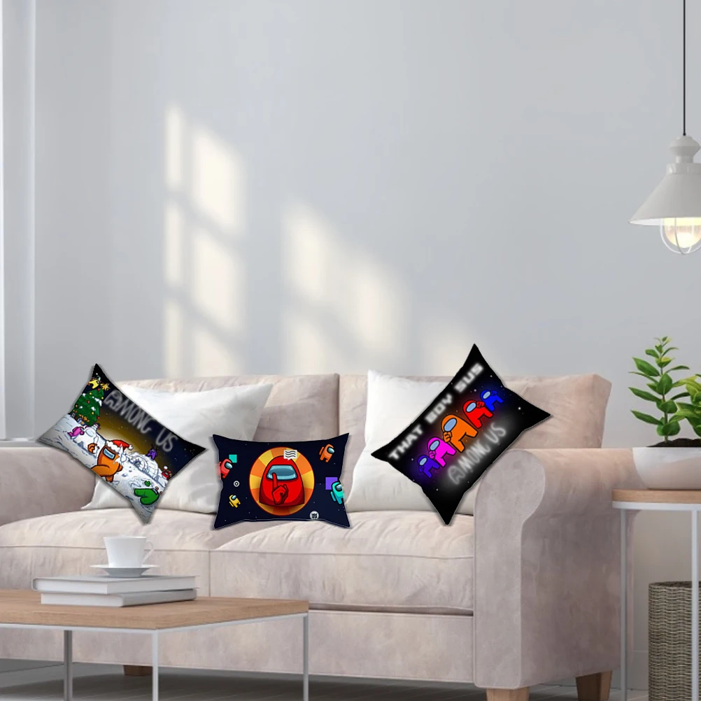 No pillow insert 50x30CM Game Among Us Prop pillow case bedroom decorate Gift The 3D printed pillowcase
No pillow insert 50x30CM Game Among Us Prop pillow case bedroom decorate Gift The 3D printed pillowcase