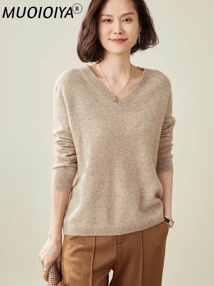 100% Goat Cashmere Knitted Sweaters For Women 2022 New Arrival Winter/ Autumn V-Neck Female Standard 4Colors Jumpers
100% Goat Cashmere Knitted Sweaters For Women 2022 New Arrival Winter/ Autumn V-Neck Female Standard 4Colors Jumpers