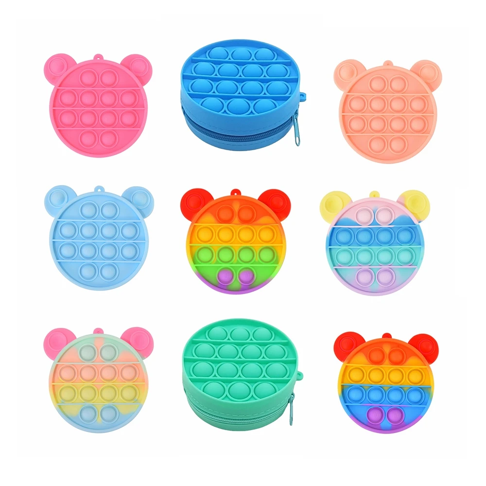 Pops Its Fidget Toys Pencil Case SimpleS Sensory Silicone Bubble Stationery Storage Bag For Children Soft Squishy Toy Gift
Pops Its Fidget Toys Pencil Case SimpleS Sensory Silicone Bubble Stationery Storage Bag For Children Soft Squishy Toy Gift