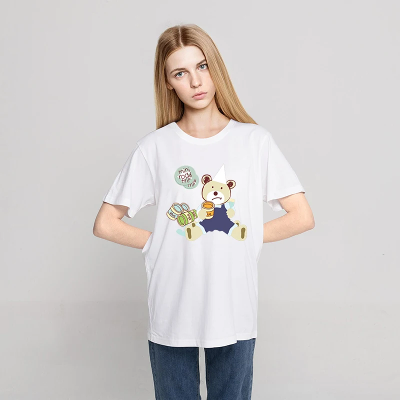 Mini Rodd Trip Printing T-shirts Womans Creativity Comfortable T-shirts Vogue Summer Fit T Shirt Street Casual Womans T-shirts
Mini Rodd Trip Printing T-shirts Womans Creativity Comfortable T-shirts Vogue Summer Fit T Shirt Street Casual Womans T-shirts