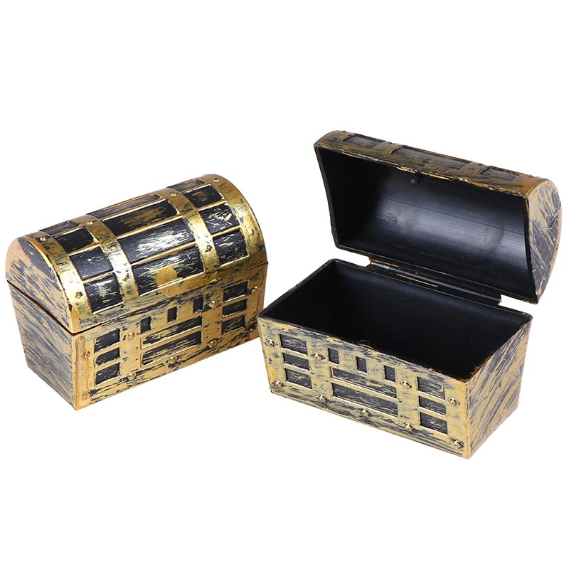 2Pcs Vintage Treasure Box Mini Pirate Jewelry Box Case Kids Play Toys Doll House Accessories Dollhouse Miniature
2Pcs Vintage Treasure Box Mini Pirate Jewelry Box Case Kids Play Toys Doll House Accessories Dollhouse Miniature