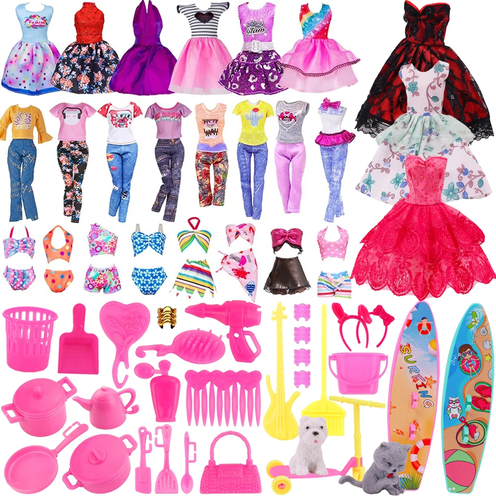 Barbies Doll Clothes Mini Kitchen Furniture Accessories Evening Dress Cute Cat Fit 30cm 1/6 BJD,Best Festival Gift,Toys for Girl
Barbies Doll Clothes Mini Kitchen Furniture Accessories Evening Dress Cute Cat Fit 30cm 1/6 BJD,Best Festival Gift,Toys for Girl