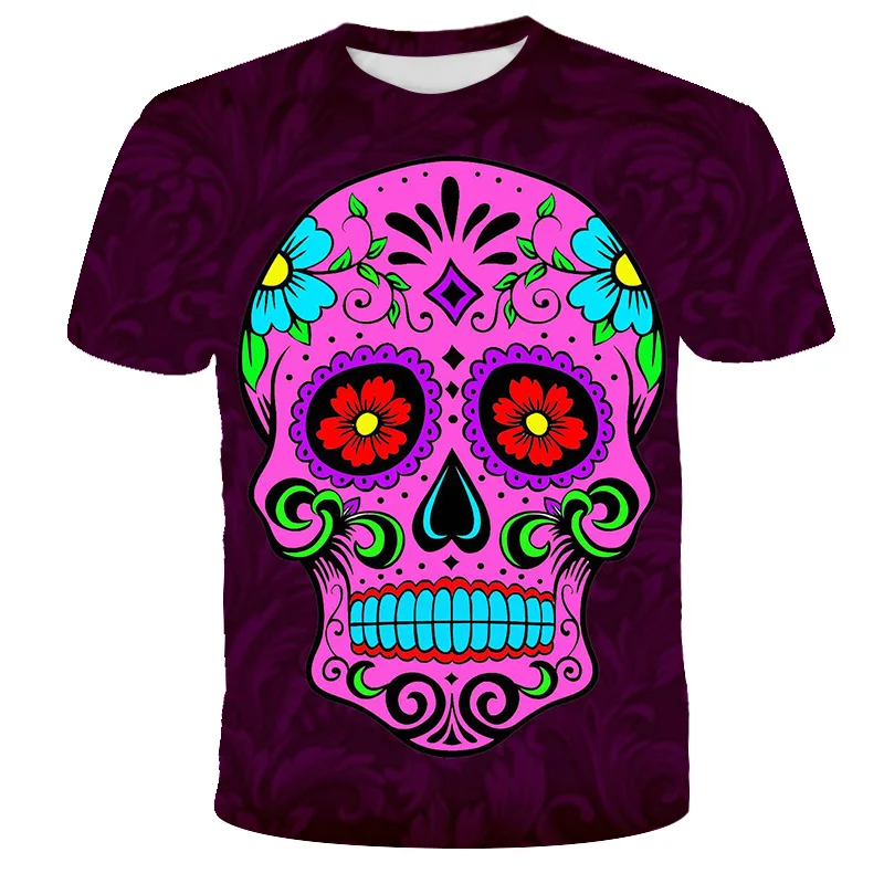 2021 Summer Classic All-Match Skull Men's 3D Printed Oversized T-Shirt Fashion O-Neck Casual Breathable Short Sleeve T-shirt
2021 Summer Classic All-Match Skull Men's 3D Printed Oversized T-Shirt Fashion O-Neck Casual Breathable Short Sleeve T-shirt
