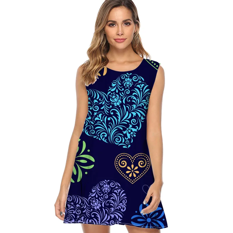 Colorful paint splashes 2019 Dress for Women Print Casual Chiffon Dress Sleeveless O neck Cute Summer Dress mini Beach Dress
Colorful paint splashes 2019 Dress for Women Print Casual Chiffon Dress Sleeveless O neck Cute Summer Dress mini Beach Dress