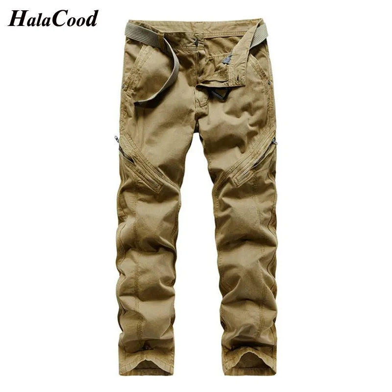 HALACOOD Fashion Autumn New Fashion Multi-Pocket Solid Army Green Mens Cargo Pants High Quality Casual Slim Workout Men Trousers
HALACOOD Fashion Autumn New Fashion Multi-Pocket Solid Army Green Mens Cargo Pants High Quality Casual Slim Workout Men Trousers