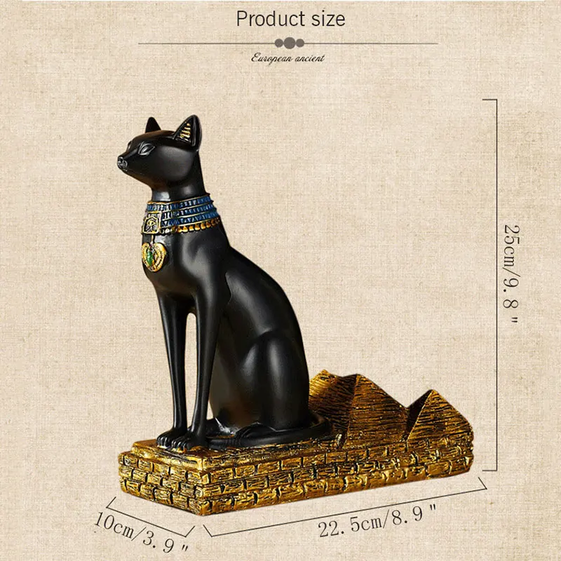 Europe Creative Egyptian Cat God Wine Rack Figurine Retro Ornament Resin Craft Holder Living Room Home Decorations Accessories
Europe Creative Egyptian Cat God Wine Rack Figurine Retro Ornament Resin Craft Holder Living Room Home Decorations Accessories