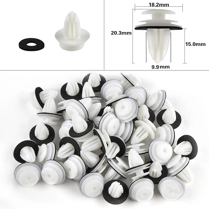 100pcs/set Car Retaining Door Panel Clips Bumper Clips Auto Interior Fender Screws Rivet Accessories
100pcs/set Car Retaining Door Panel Clips Bumper Clips Auto Interior Fender Screws Rivet Accessories
