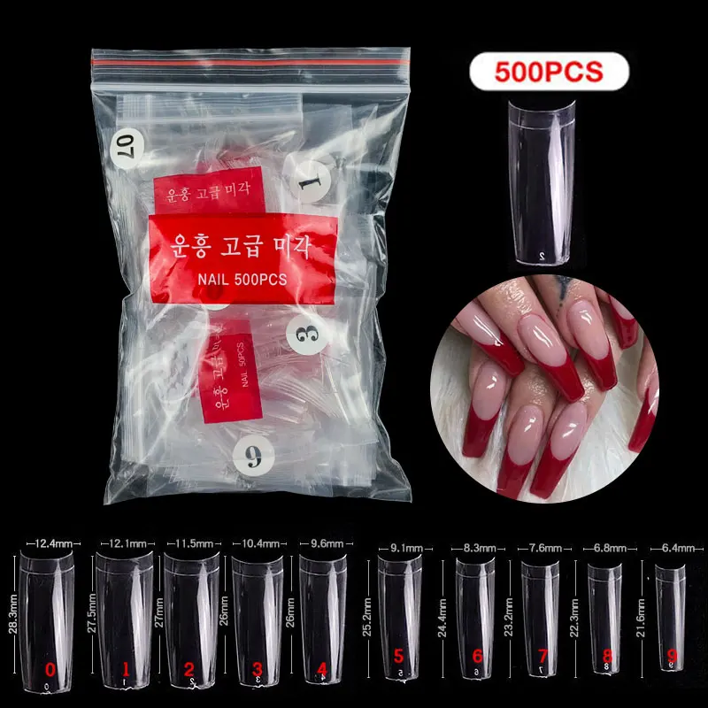 500 шт. прозрачные накладные ногти для французского маникюра трапециевидная плоская головка бесшовные средней длины новейший «сделай сам» У...
500 шт. прозрачные накладные ногти для французского маникюра трапециевидная плоская головка бесшовные средней длины новейший «сделай сам» У...