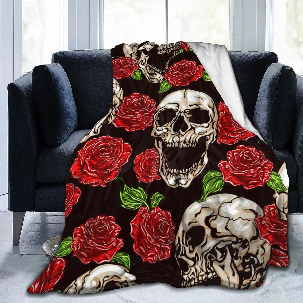 Floral Skull Design Soft Blankets For Bed Couch Sofa All Season Warm Flower Fleece Blanket Dropship Wholesale Flannel Throws
Floral Skull Design Soft Blankets For Bed Couch Sofa All Season Warm Flower Fleece Blanket Dropship Wholesale Flannel Throws