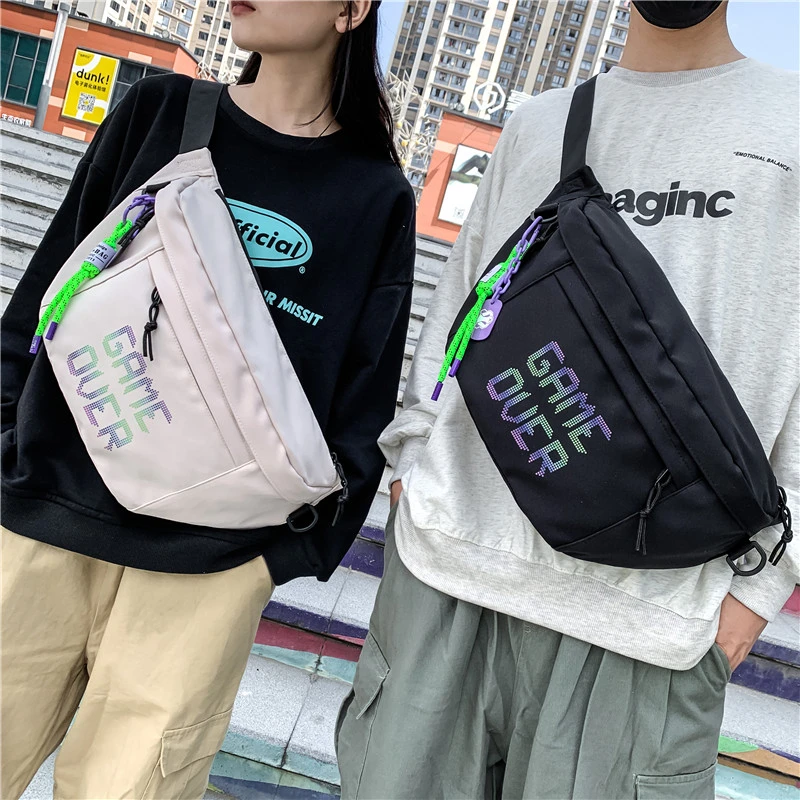 Hip hop Waist Belt Bag Chest pack Unisex Canvas Shoulder Crossbody Bags Waist packs Large capacity Casual Fanny pack Waist Bags
Hip hop Waist Belt Bag Chest pack Unisex Canvas Shoulder Crossbody Bags Waist packs Large capacity Casual Fanny pack Waist Bags