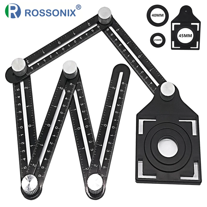 Construction Tools Six Fold Ruler Tile Opening Locator Mud Tile Shop Paste Floor Tiles Glass Vientiane Universal Hole Punch Tool
Construction Tools Six Fold Ruler Tile Opening Locator Mud Tile Shop Paste Floor Tiles Glass Vientiane Universal Hole Punch Tool