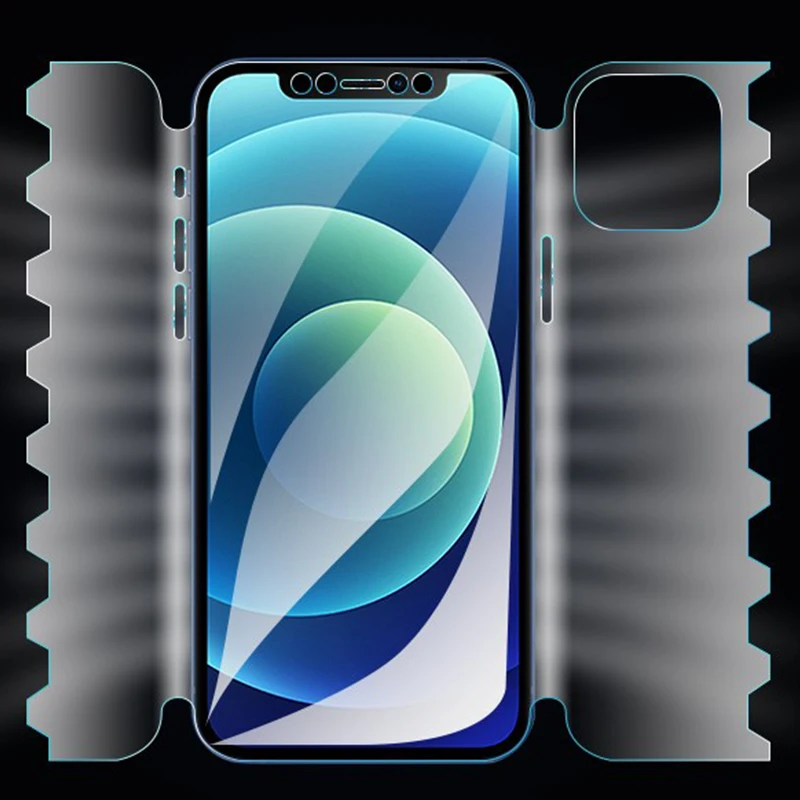 New 2021 Soft Screen Protector For iPhone 13 12 mini 11 Pro X XR XS Max Front Back Sides Full Cover Protective Hydrogel Film
New 2021 Soft Screen Protector For iPhone 13 12 mini 11 Pro X XR XS Max Front Back Sides Full Cover Protective Hydrogel Film